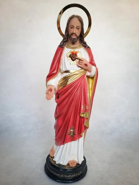 Sagrado Coração de Jesus 30cm (Mão Direita Abaixada)