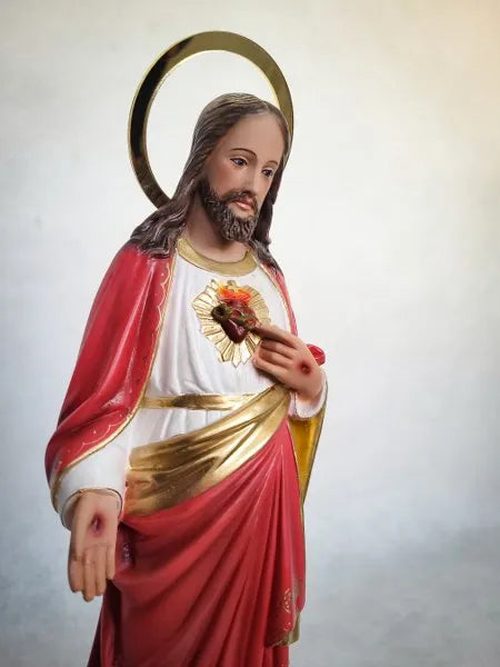 Sagrado Coração de Jesus 30cm (Mão Direita Abaixada)