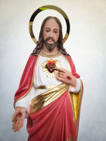 Sagrado Coração de Jesus 30cm (Mão Direita Abaixada)